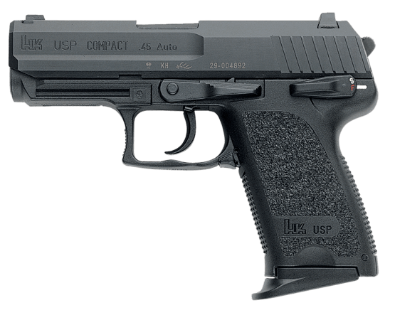 HK USP compact v1 DA/SA 45 ACP Pistol, black
